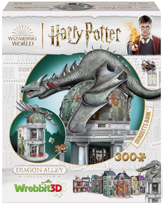 Puzzle 3D 300pz Harry Potter Gringotts Bank