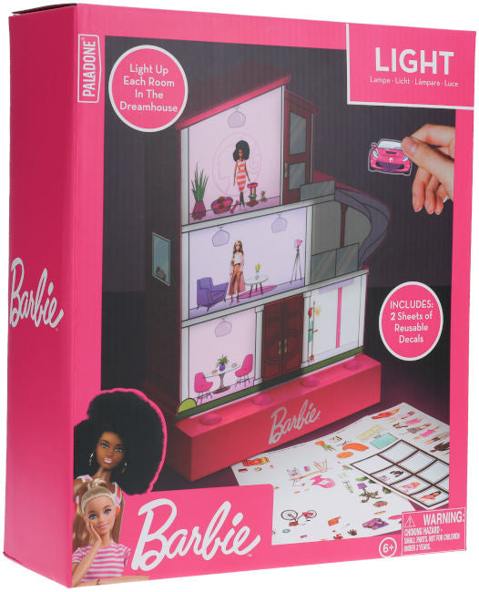 Paladone Lampada Barbie Casa dei Sogni con Adesivi