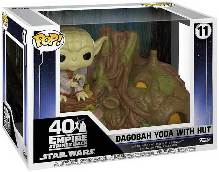 FUNKO POPS Star Wars Empire Strikes 40th Yoda w/Hut 11