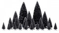04768 LEMAX Assorted Pine Trees 21pz