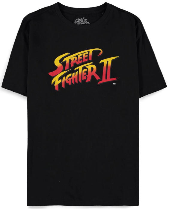 T-Shirt Street Fighter II Logo S