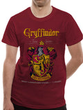 T-Shirt Harry Potter Grifondoro Quidditch L