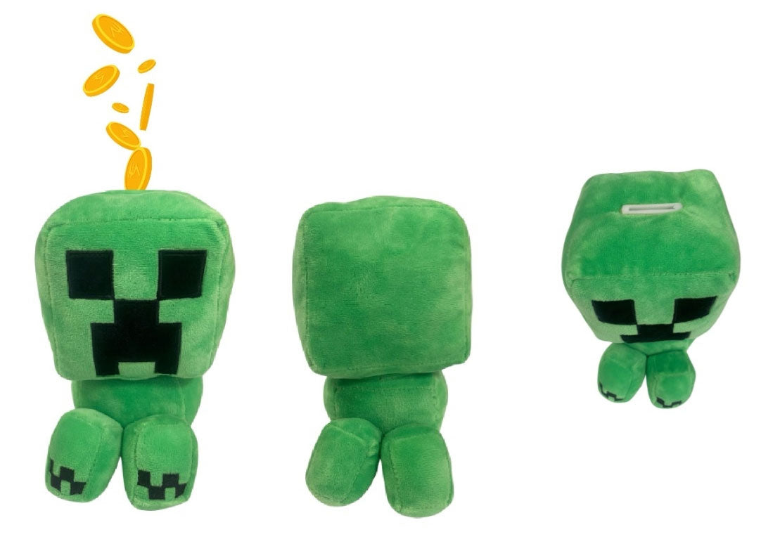 Salvadanaio Plush Minecraft Creeper