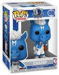 FUNKO POP NBA Mascots Dallas Mavericks Champ 08