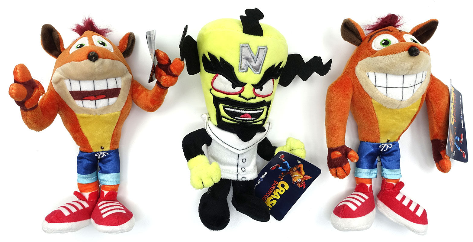 Peluche Crash Bandicoot 22cm 1pz Assortimento