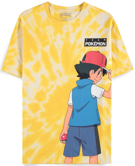T-Shirt Deluxe Pokemon Ash & Pikachu S