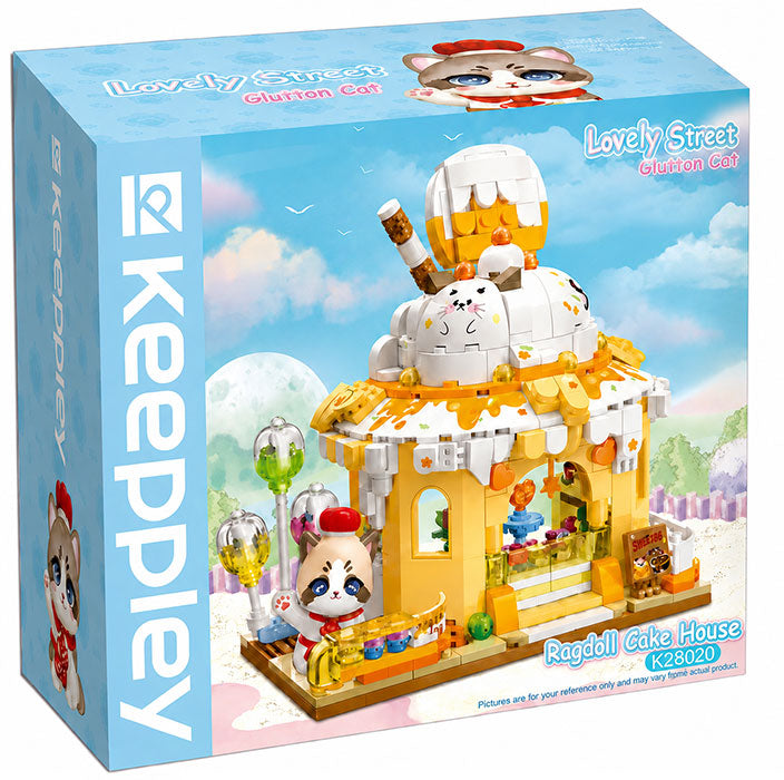 KEEPPLEY Lovely Street Rag Doll Cake House