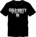 T-Shirt Call Of Duty Black Ops IV Logo Argento L