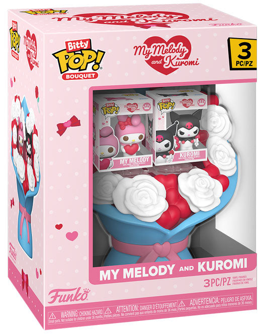 FUNKO BITTY POP Bouquet Hello Kitty My Melody and Kuromi