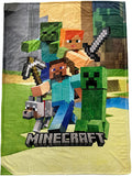 Coperta in Pile Minecraft Characters 130x180cm