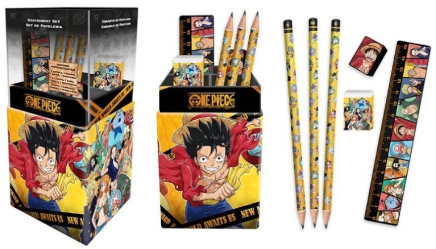 Set Cancelleria One Piece The New World con Portamatite