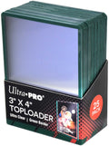 ULTRA PRO Bustine Rigide Toploader Green 25pz