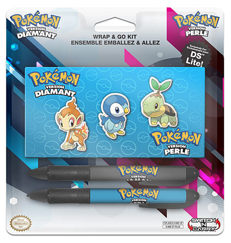 BD&A DS/NDS Lite Wrap & Go Kit Pokemon Diamante e Perla