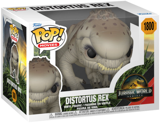 FUNKO POP Jurassic World Rebirth Distortus Rex 1800