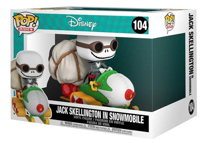 FUNKO POPS Rides Nightmare B.C. Jack in Snowmobile 104