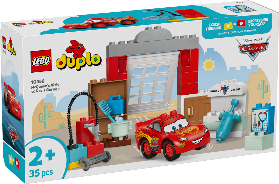 10456 Duplo Disney La Visita di McQueen all'Officina di Doc