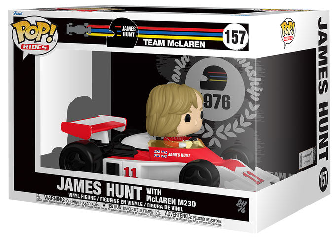 FUNKO POPS Formula 1 McLaren James Hunt w/McLaren M23D 157