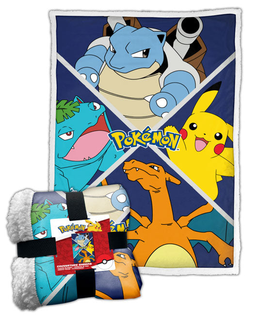 Coperta Sherpa Pokemon Classic