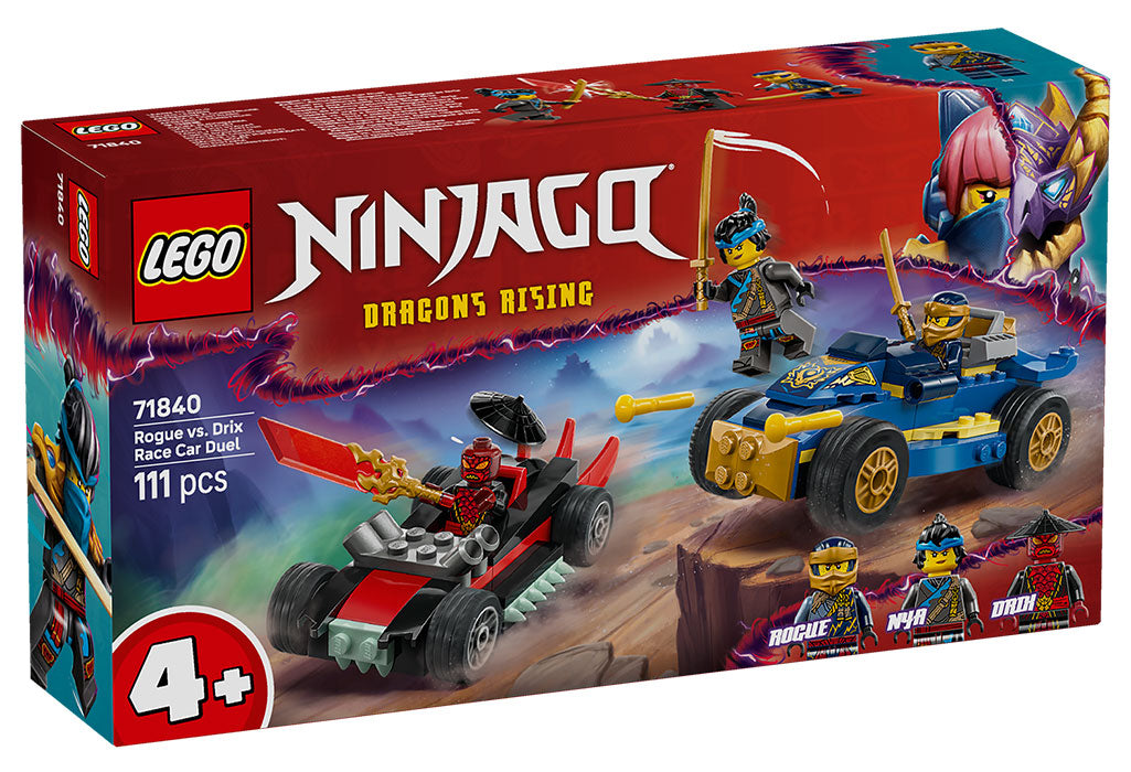 71840 Ninjago Duello ad Alta Velocita' Tra Rogue e Drix RARE