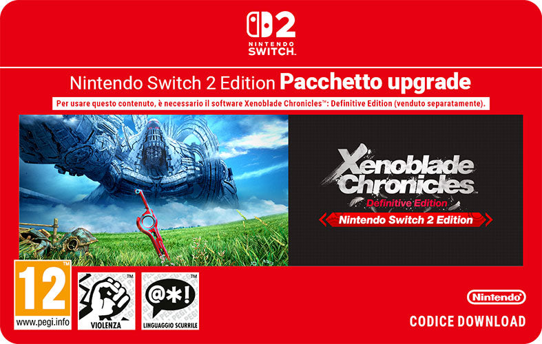 Xenoblade Chronicles Definitive Ed Upgrade Pack SWITCH 2 PIN