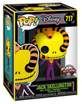 FUNKO POP Disney Jack Skellington Blacklight 717
