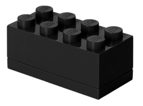 Contenitore LEGO Mini Box 8 Nero