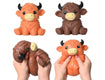 Squishy Highland Bull 14cm 1pz Assortimento