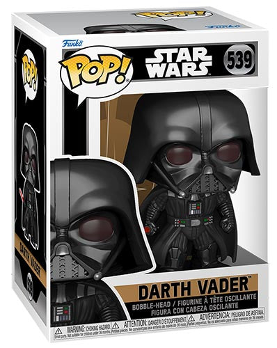 FUNKO POP Star Wars Obi-Wan Kenobi Darth Vader Bobble 539