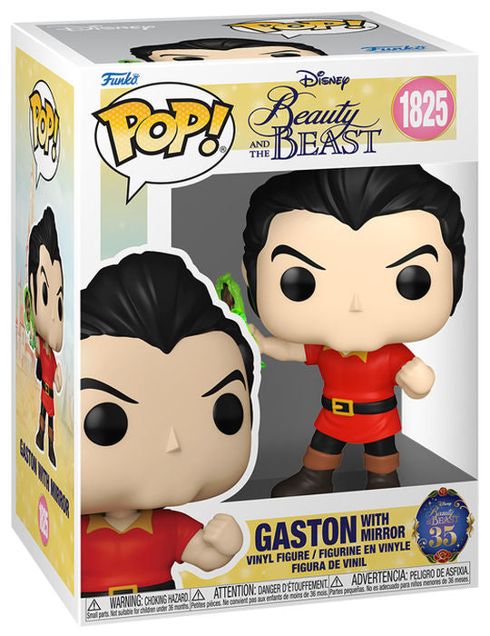 FUNKO POP Disney Beauty & The Beast Gaston w/Mirror 1825