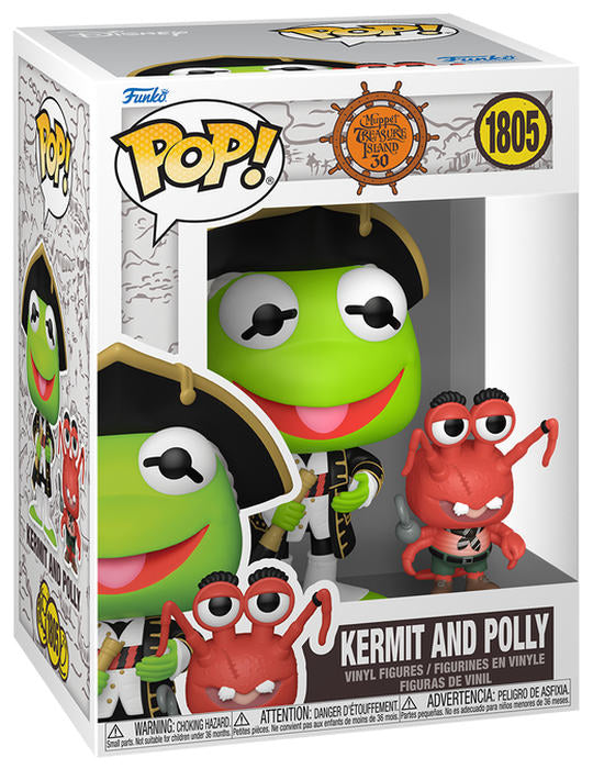 FUNKO POP Muppet Treasure Island 30th Kermit and Polly 1805