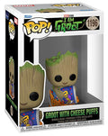 FUNKO POP I Am Groot Groot w/Cheese Puffs Bobble 1196