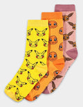 Calzini 3 Paia Pokemon Crew 43/46