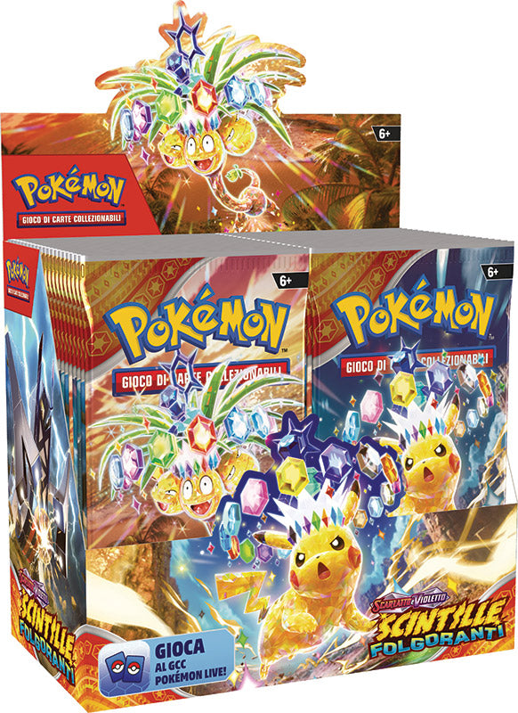 Pokemon ITA Scintille Folgoranti Box 36 Buste
