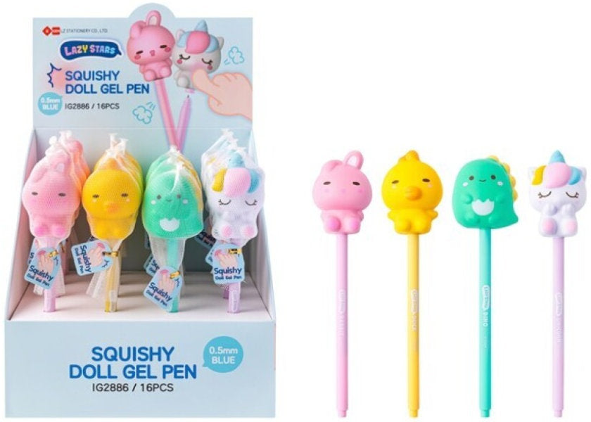 Penna 3D Squishy Doll 1pz Assortimento