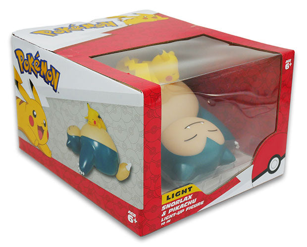 Lampada Pokemon Pikachu & Snorlax Sleeping