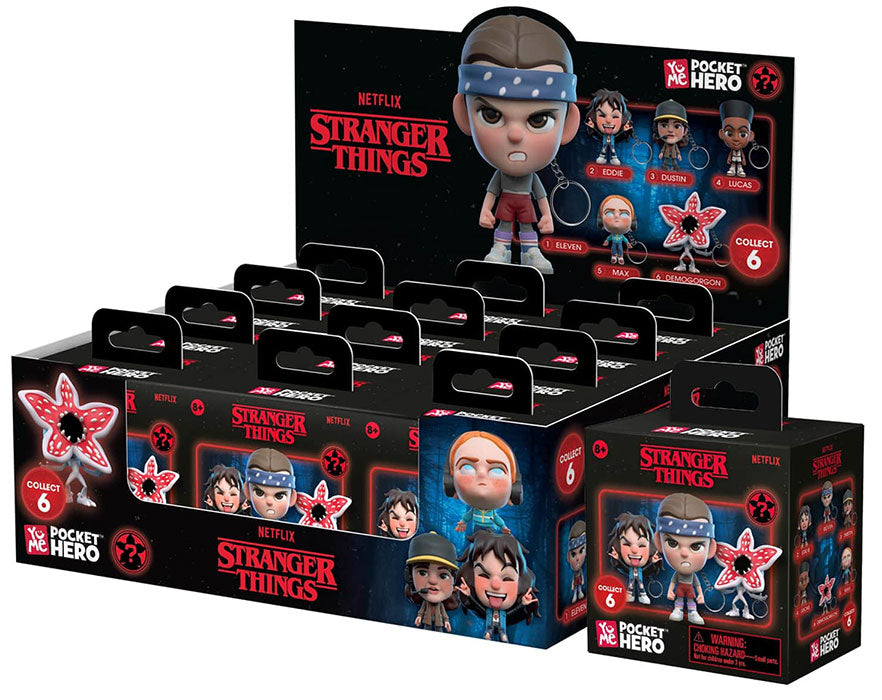 YuMe Portachiavi Stranger Things Hero Serie 1pz Assortimento