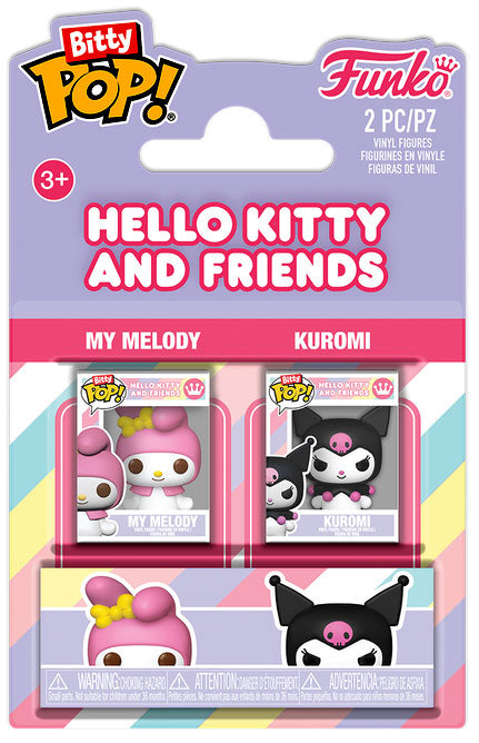 FUNKO BITTY POP 2 Pack Hello Kitty My Melody & Kuromi