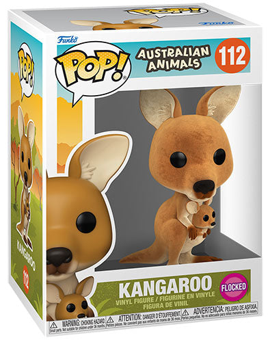 FUNKO POP Australian Animals Kangaroo Flocked 112