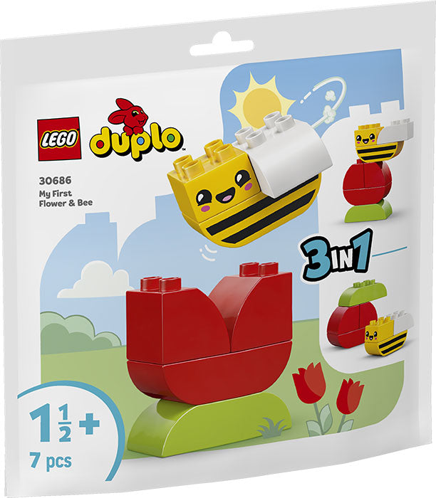30686 Polybag Duplo 3 in 1 Il Mio Primo Fiore e Ape