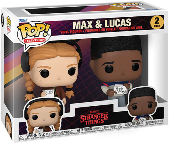 FUNKO POPS Stranger Things S4 Max & Lucas 2 Pack