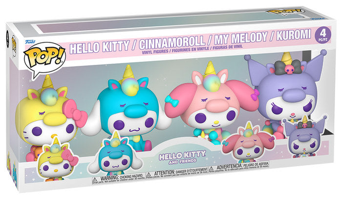FUNKO POPS Hello Kitty (Unicorn Outfit) 4 Pack