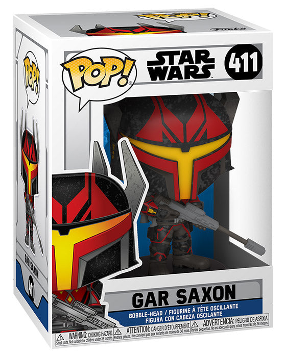 FUNKO POP Star Wars The Clone Wars Gar Saxon Bobble 411