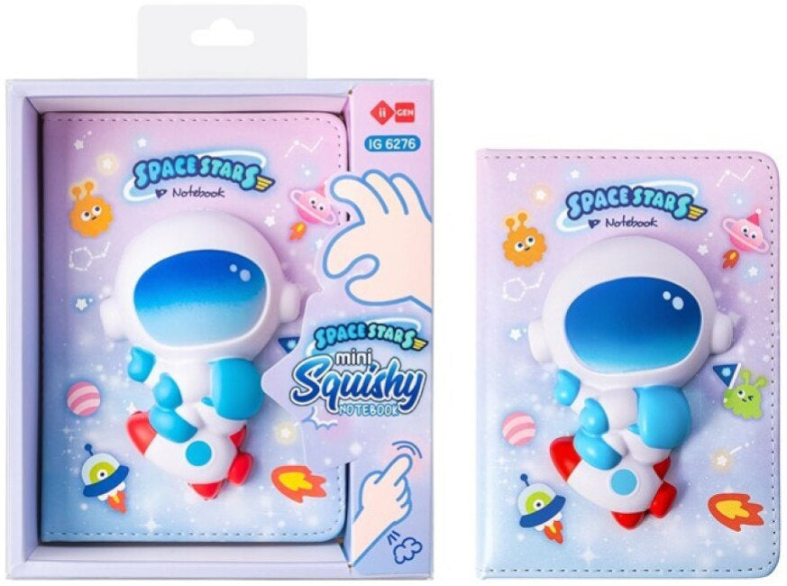 Taccuino 3D Squishy Space Stars Spaceman
