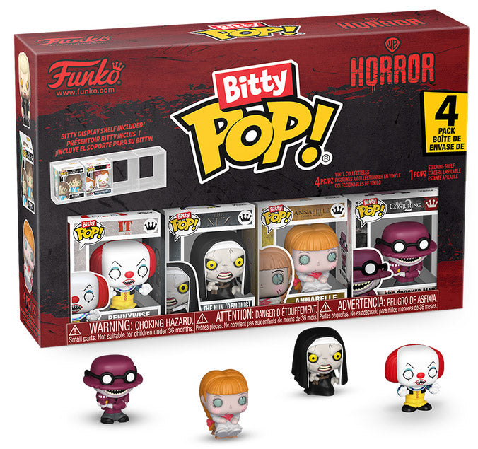 FUNKO BITTY POP 4 Pack WB Horror IT Pennywise