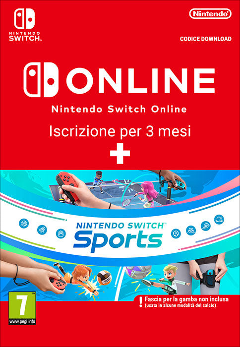 Nintendo Switch Sports + NSO 90 giorni SWITCH PIN