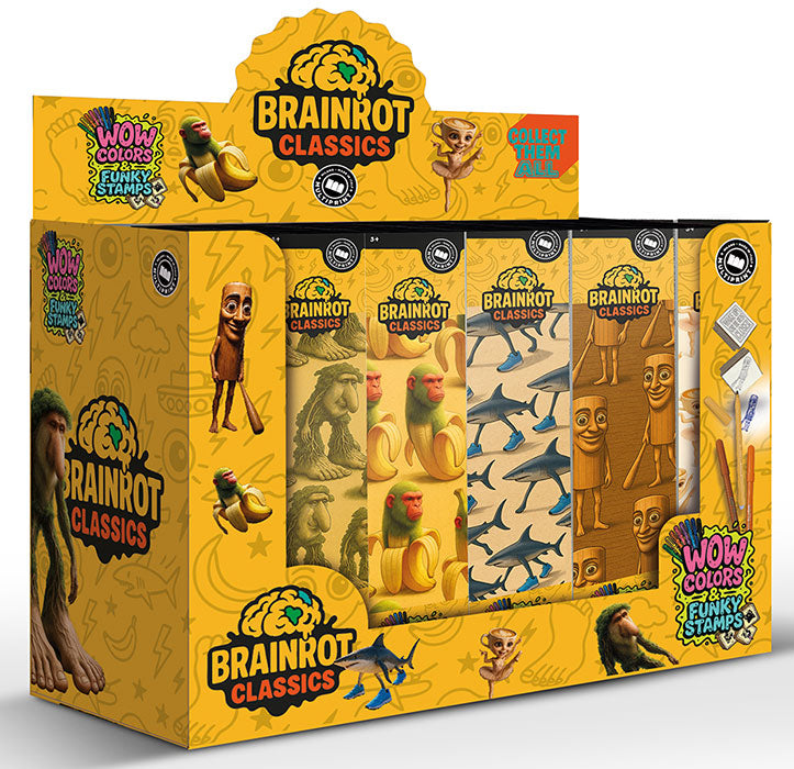 BRAINROT Classics Colors & Funky Stamps 1pz Assortimento