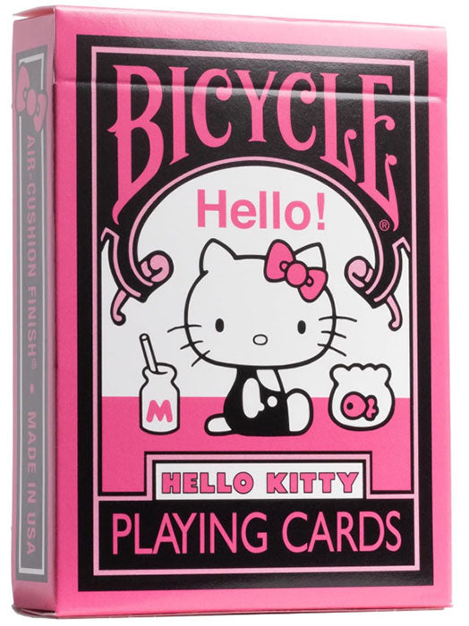 BICYCLE Carte da Poker Hello Kitty Black and Pink