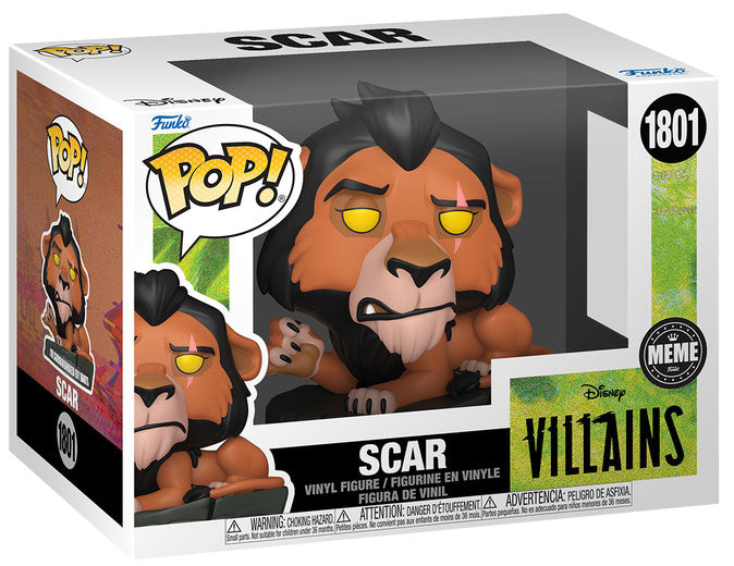 FUNKO POP Disney Villains Il Re Leone Scar (Meme) 1801