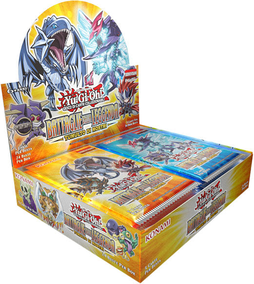 YUGI Battaglie della Leggenda Tumulto di Mostri Box 24 Buste