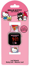 Orologio da Polso Digitale LED Hello Kitty & Friends